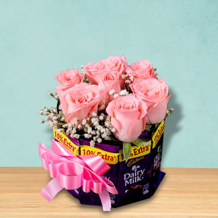 Custom 5 Rose Bouquets in Dhanbad Express Love