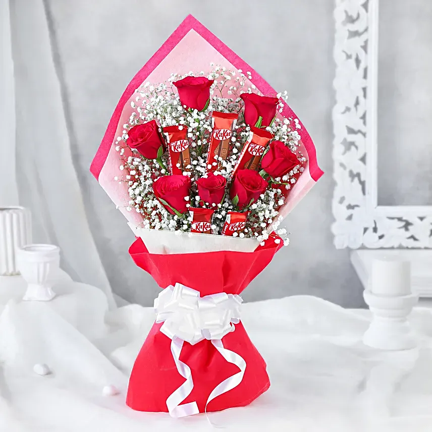 Custom 5 Rose Bouquets in Dhanbad Express Love
